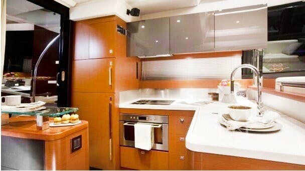 boat rental miami Starlux Yachts 55 Prestige Galley