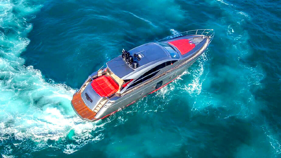 Key Biscayne Boat Rental Miami Starlux Yachts 64-pershing-aerial