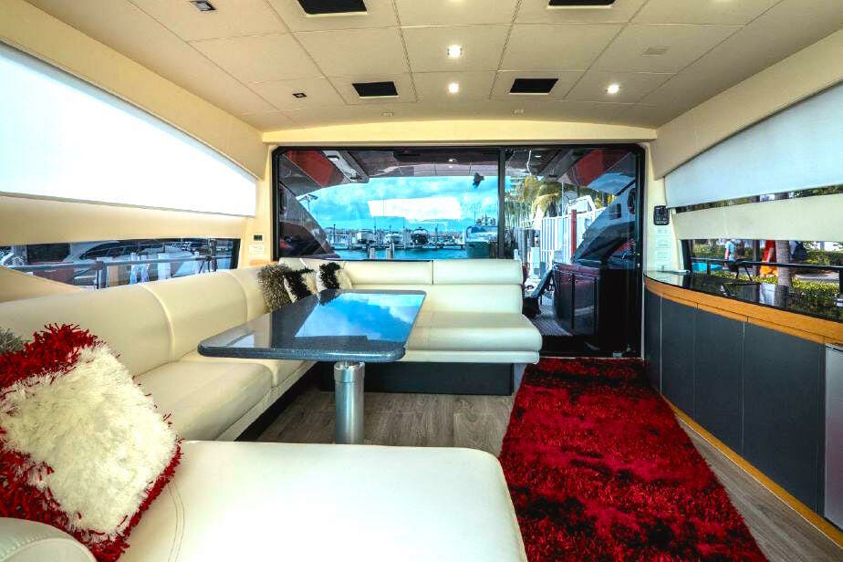 boat rental miami Starlux Yachts 64-pershing-salon